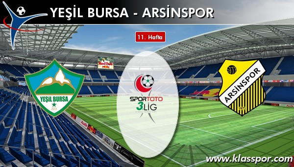 Yeşil Bursa 0 - Arsinspor 0